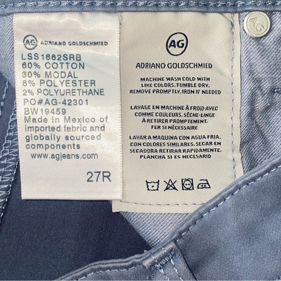 Ag Adriano Goldschmied Blue Flare Jeans Retro Style - Picture 5 of 10